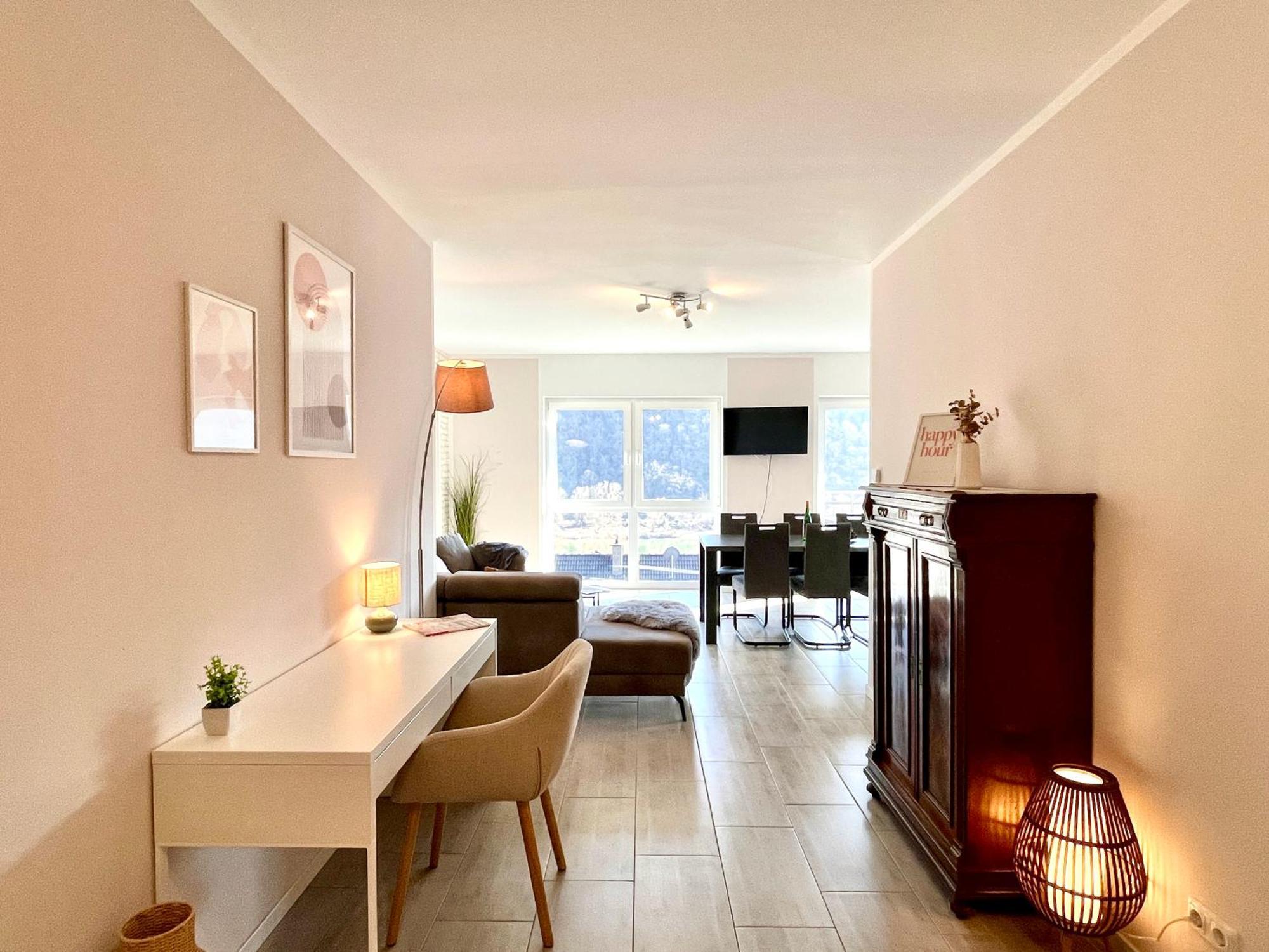 Ferienwohnung Moseltraum, 1-6 Pers, Mit 3 Schlafzimmer Und Panoramabalkon Mueden Ngoại thất bức ảnh